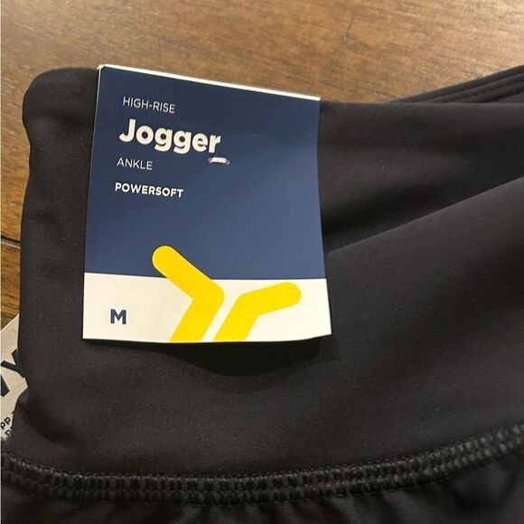 Old Navy Black High-Waisted PowerSoft Pocket Joggers Size Medium New with tags - Picture 9 of 12